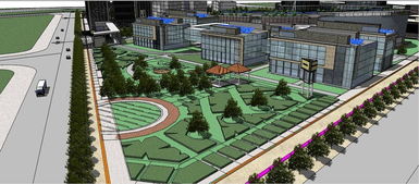 工业产业创意园工业产业园工厂房建筑工业建筑规划su模型设计模型下载
