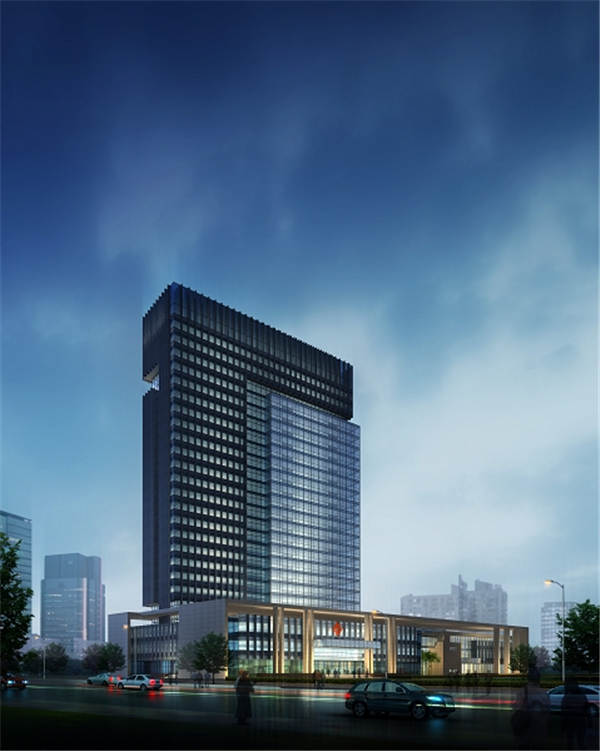 下沙综合办公楼建筑设计效果图