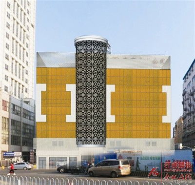 合肥长江中路两侧建筑将 美颜
