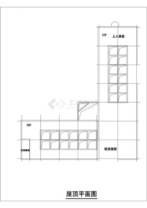 某高层综合商业建筑设计cad平面施工图