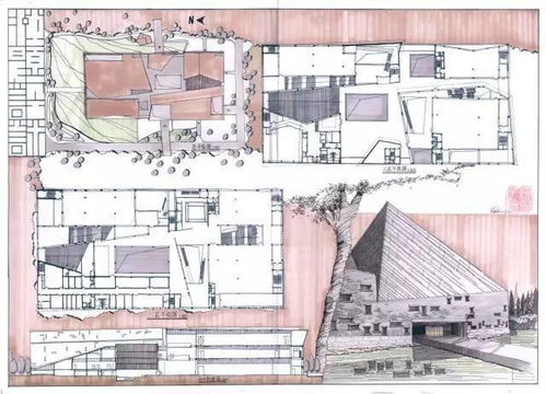 手绘图画成这样，你已经是半个研究生了 建筑设计的艺术与科学